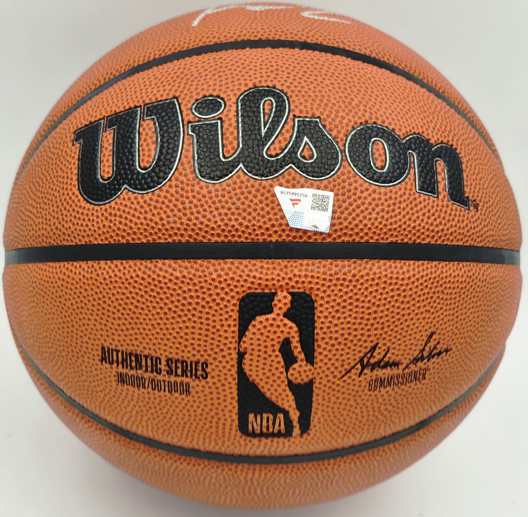 Kon Knueppel Signed Wilson Authentic Series I/O Basketball Hornets Fanatics Holo