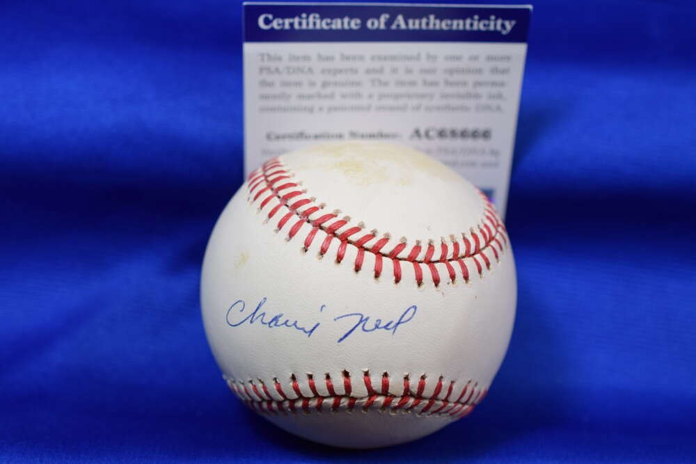 Charlie Neal PSA DNA Autograph National League ONL Signed Baseball