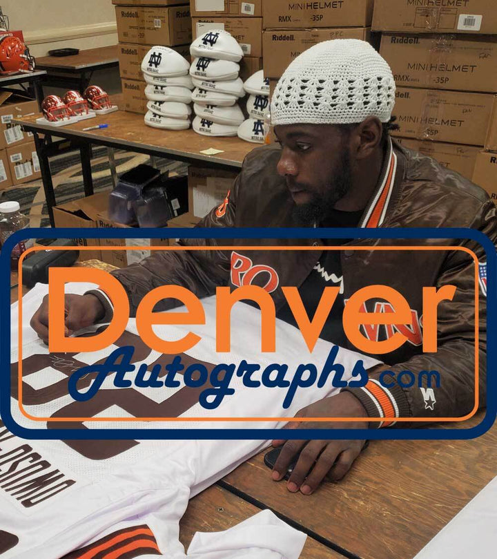 Jeremiah Owusu-Koramoah Autographed Pro Style White XL Jersey BAS 34745