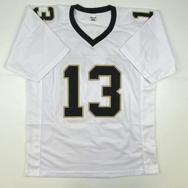 Autographed/Signed MICHAEL THOMAS New Orleans White Jersey JSA COA Auto