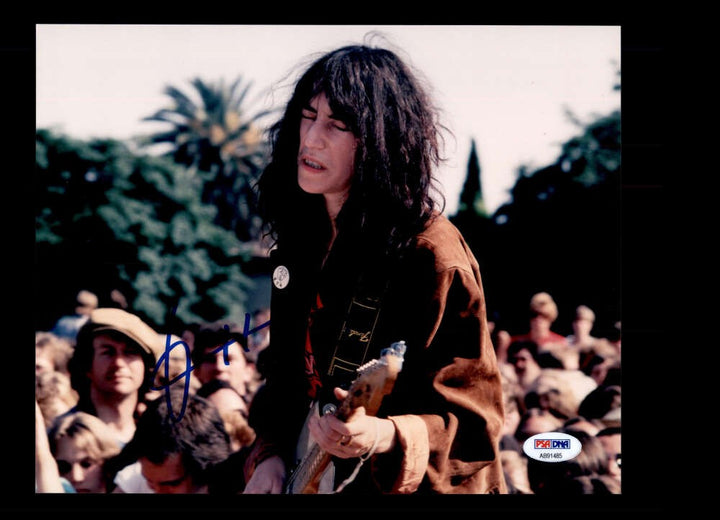 Patti Smith PSA DNA Coa Signed 8x10 Photo Autograph