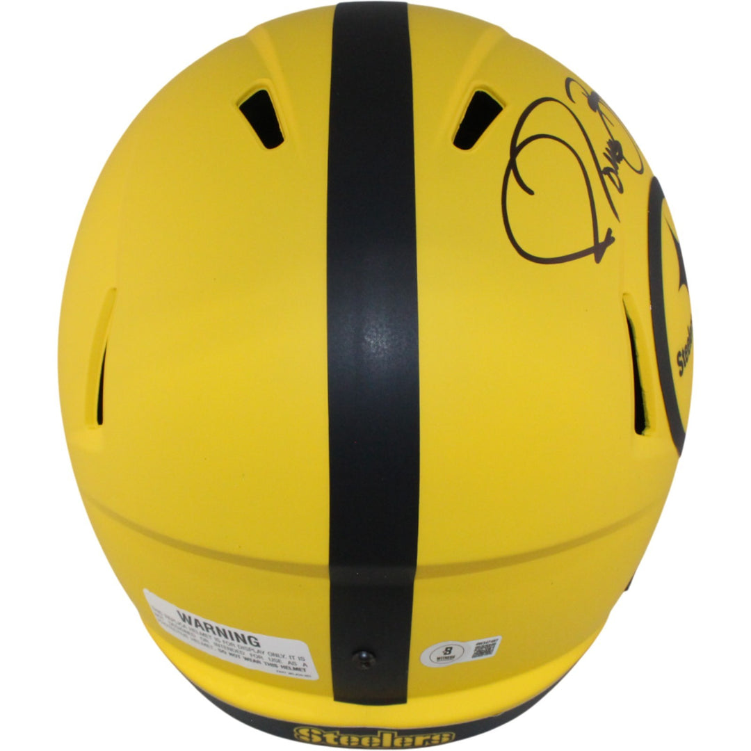 Jerome Bettis Autographed Pittsburgh Steelers F/S Rave Helmet Beckett WIT 54070