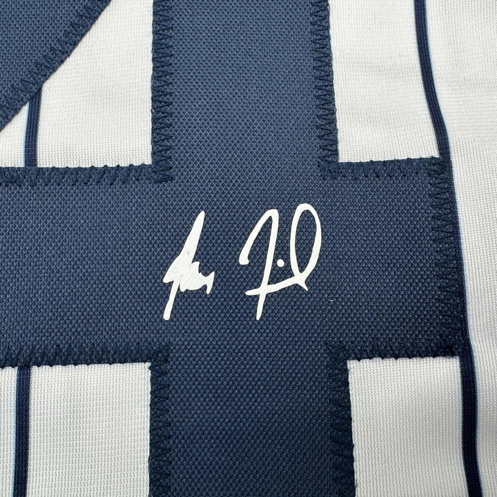 Facsimile Autographed Max Fried New York Pinstripe Reprint Jersey Size Men's XL