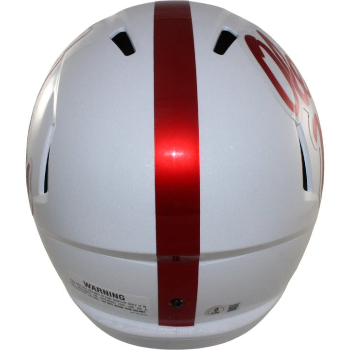 Patrick Willis Autographed Ole Miss Rebels F/S Helmet Beckett Witness 55276