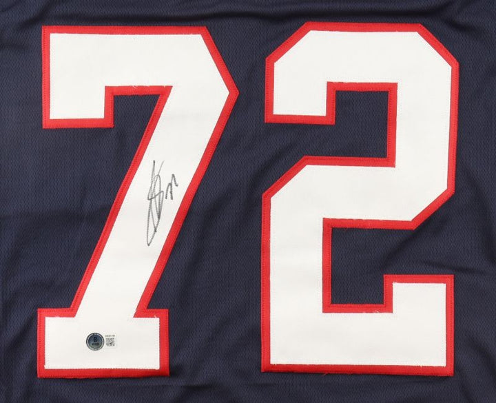 Sergei Bobrovsky Florida Signed Navy Blue Hockey Jersey BAS