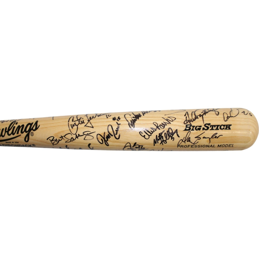 Helton Walker Holliday +28 Signed Colorado Rockies Rawlings Bat Beckett 55417