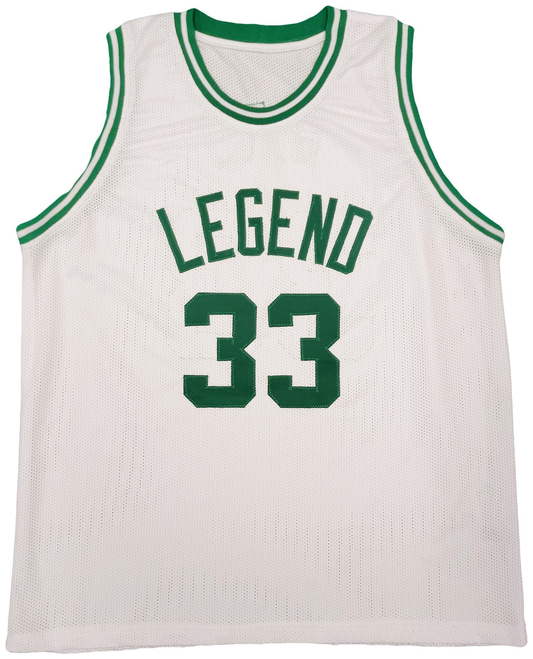 Boston Celtics Larry Bird Autographed Signed White Jersey Beckett BAS