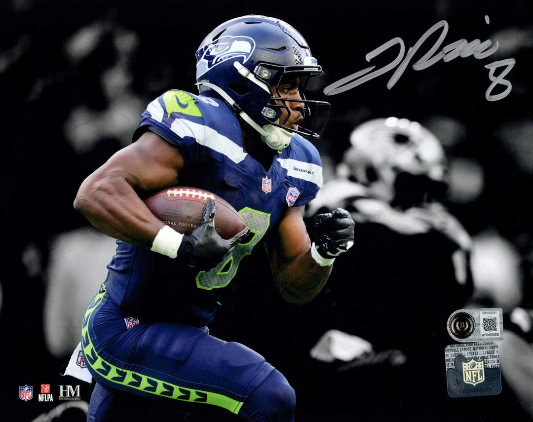 Jadarian Price Signed 8x10 Photo Seattle Seahawks Beckett BAS Witness