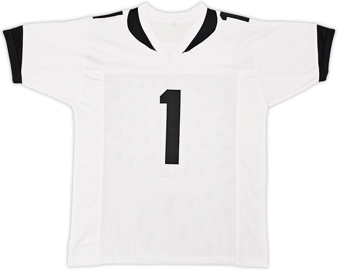 Jacksonville Jaguars Travis Etienne Autographed Signed White Jersey Beckett Wit