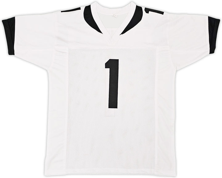 Jacksonville Jaguars Travis Etienne Autographed Signed White Jersey Beckett Wit