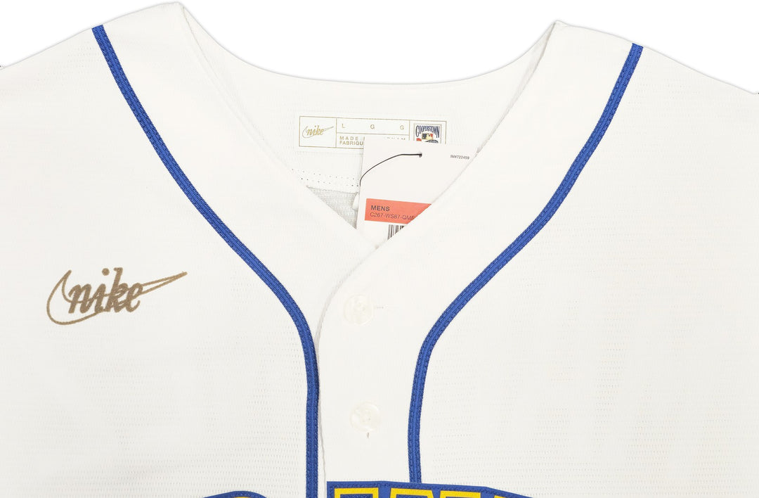 Mariners Edgar Martinez Auto White Nike Cooperstown Collection Jersey L Beckett