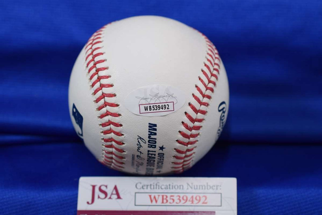 Bernie Williams JSA Coa Autograph Major League Signed Baseball