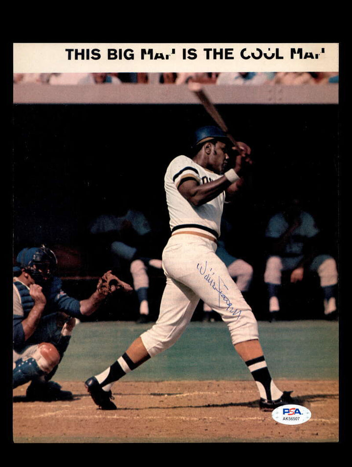 Willie Stargell PSA DNA Signed  8x10 Vintage Photo Autograph Pirates