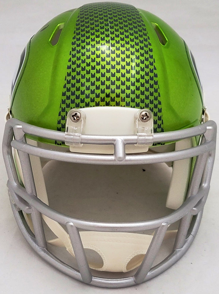 Uchenna Nwosu Signed Seattle Seahawks Flash Green Speed Mini Helmet MCS Holo