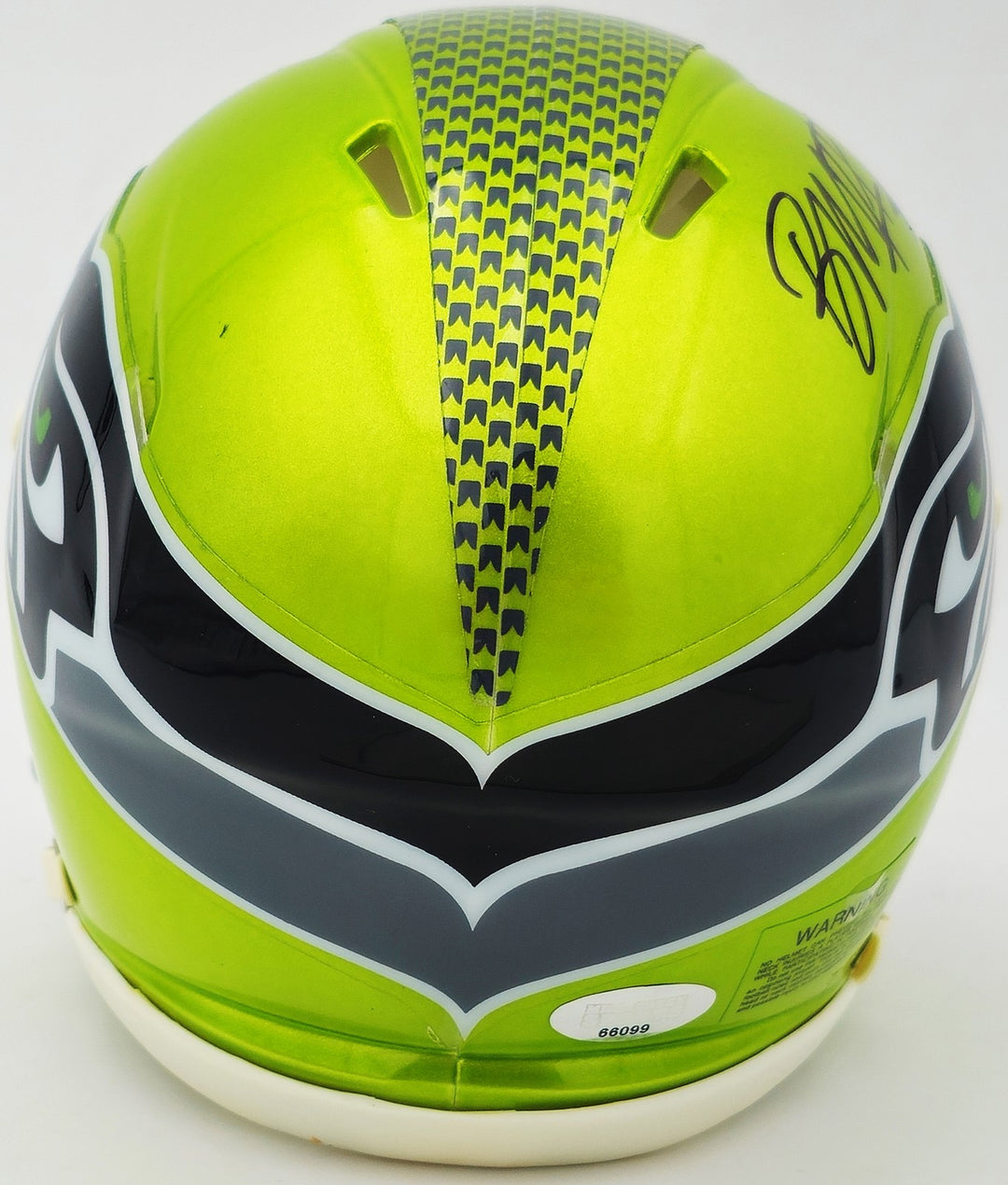 Byron Murphy II Signed Seattle Seahawks Flash Green Speed Mini Helmet MCS Holo