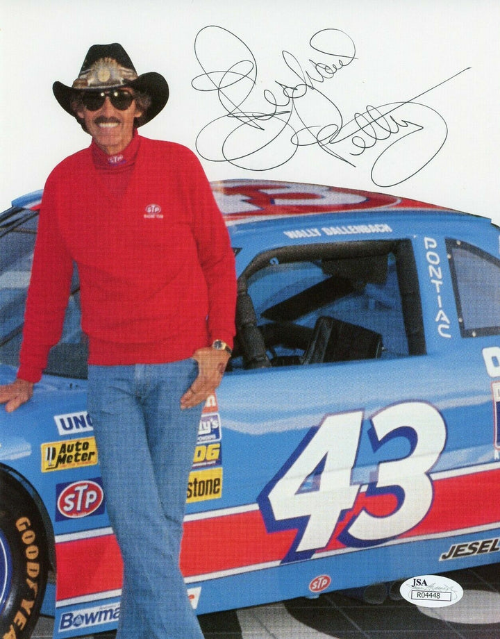 Richard Petty Signed 8x JSA Autograph 8x10 Photo NASCAR