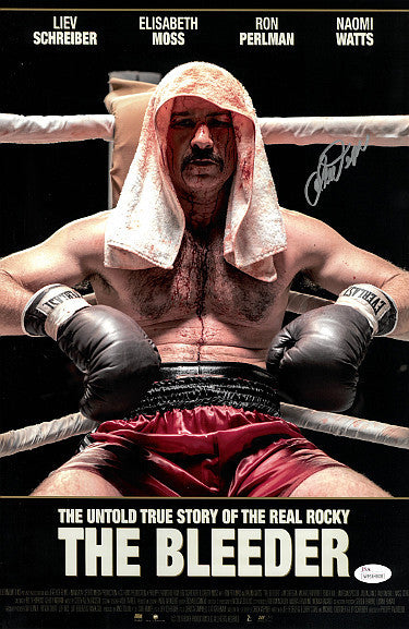Chuck Wepner signed The Bleeder 11x17 Movie Poster- JSA (boxing/movie)