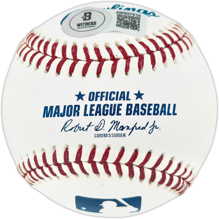 Dwight "Doc" Gooden Auto MLB Baseball Mets "86 W.S. Champs" (Smudge) Beckett Wit