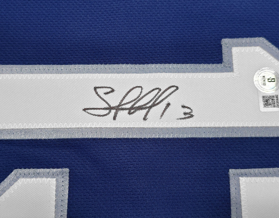 Royals Salvador Perez Auto Blue Nike Authentic Collection Jersey Size 44 Beckett