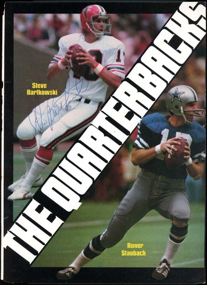 Ken Stabler  Bert Jones Jim Hart Billy Kilmer JSA 8x11 2 Page Photo Signed by 5