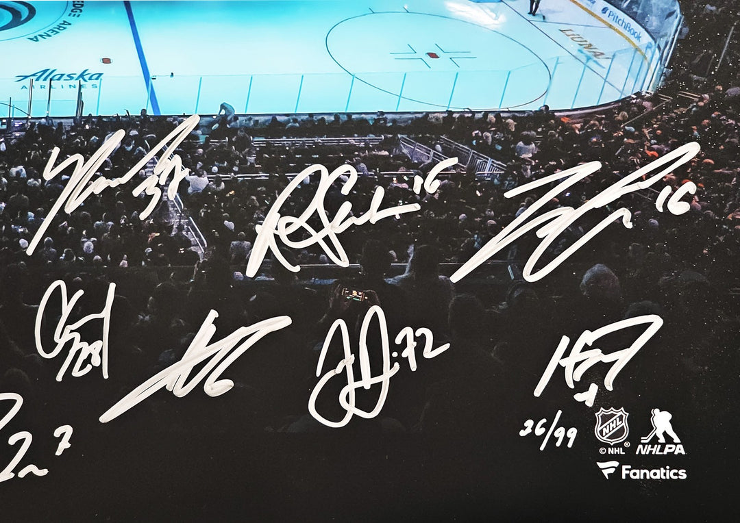 Kraken 2021-22 Inaugural Team Signed 16x20 Photo With 24 Sigs #/99 Fanatics Holo