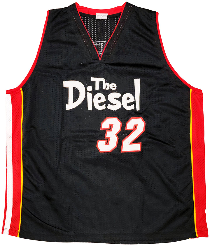Miami Heat Shaquille Shaq O'Neal Signed Black Jersey The Diesel Beckett