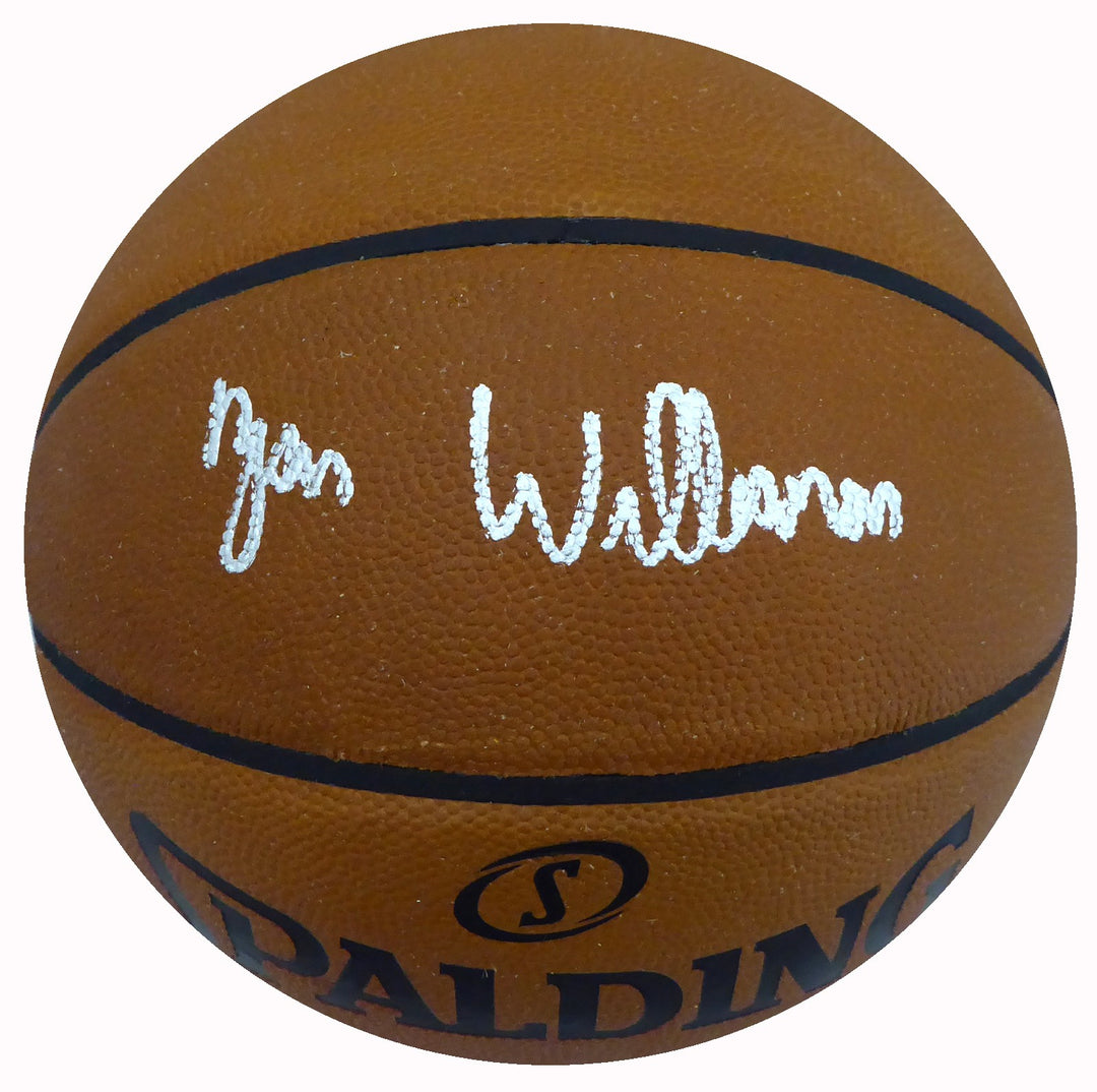 Zion Williamson Signed Leather NBA Basketball New Orleans Pelicans Fanatics Holo