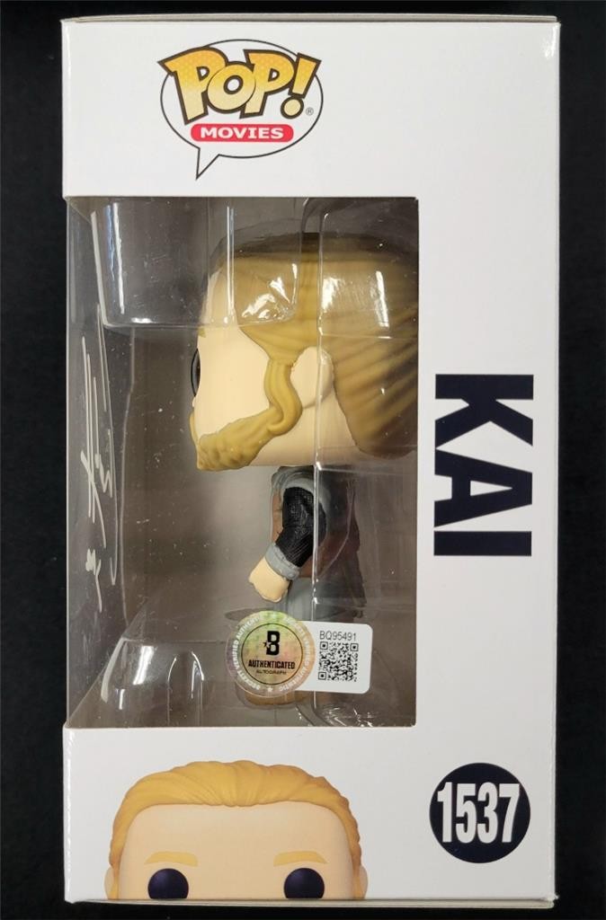 Charlie Hunnam signed inscribed "Kai" Funko Pop! 1537 Rebel Moon ~ Beckett BAS