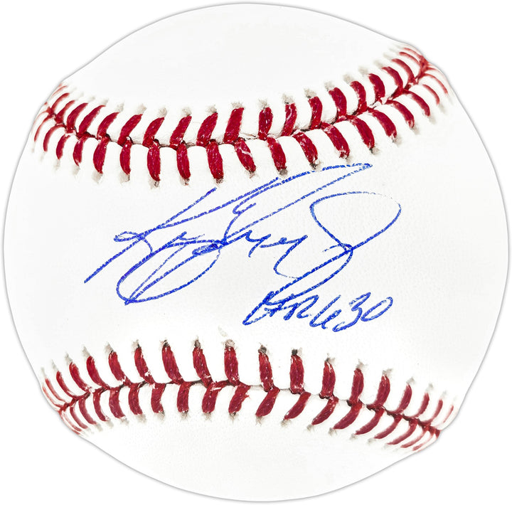 Ken Griffey Jr. Signed Official MLB Baseball Mariners "HR 630" Beckett Witness