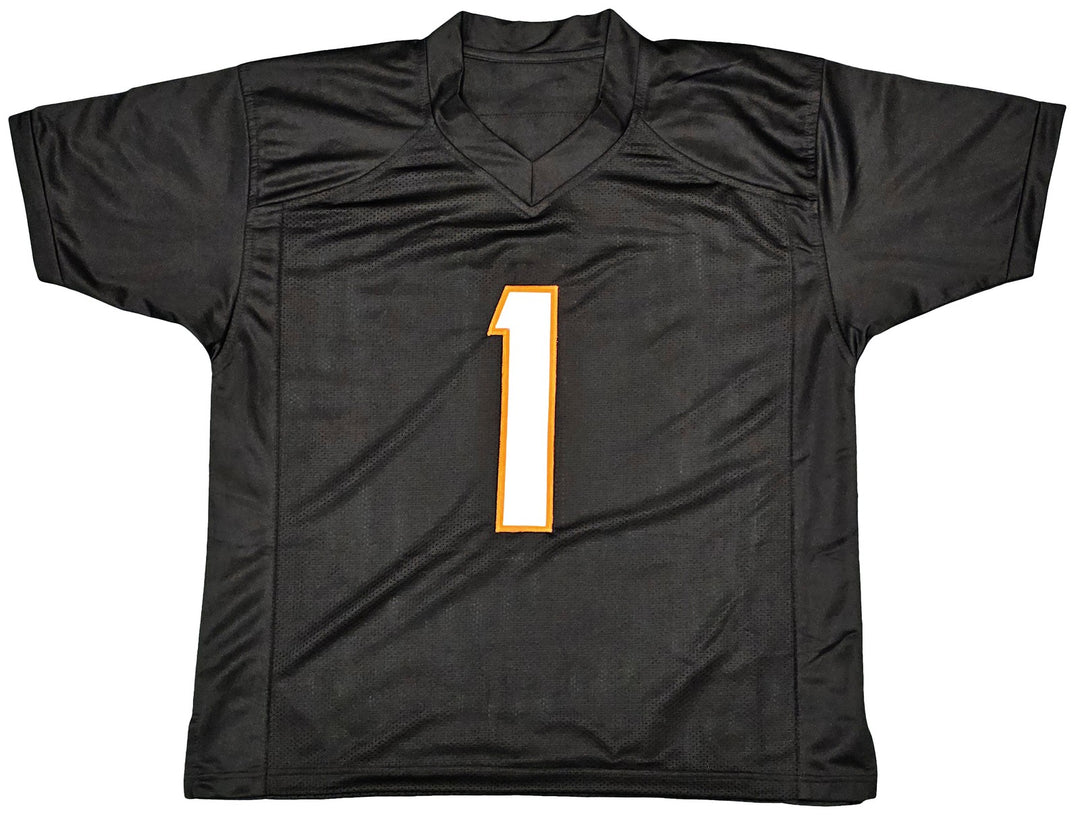 Cincinnati Bengals Ja'Marr Chase Signed Black Jersey Beckett Witness
