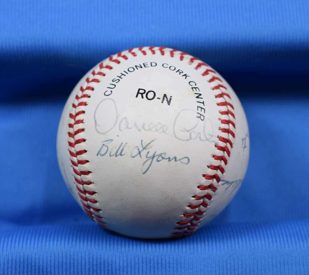 1983 Cardinals Ozzie Porter Red JSA Autograph NL Feeney Signed By 7 BasebaLL