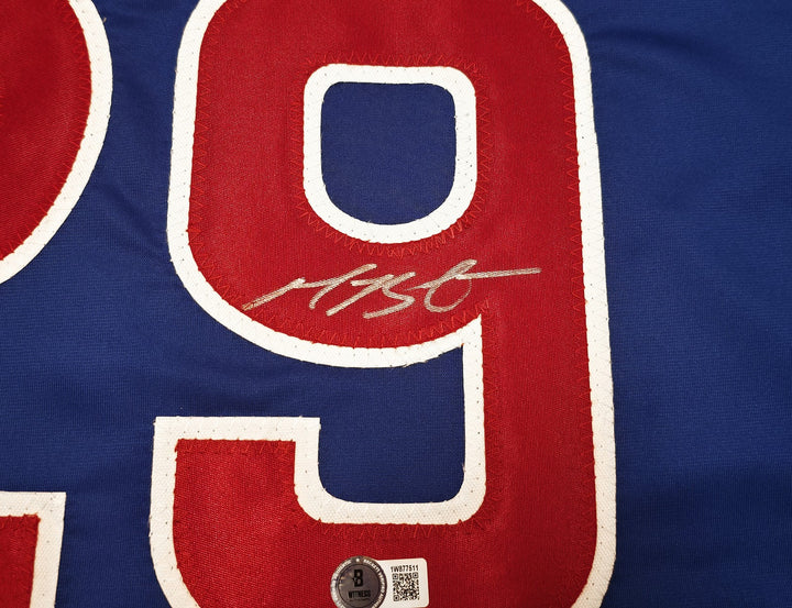 Chicago Cubs Michael Busch Signed Blue Jersey Beckett BAS