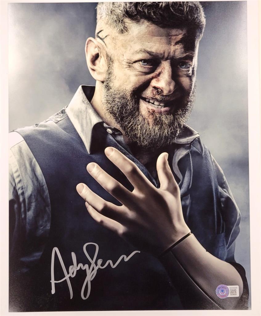 Andy Serkis signed Marvel Black Panther 11x14 photo autograph (A) ~ Beckett BAS