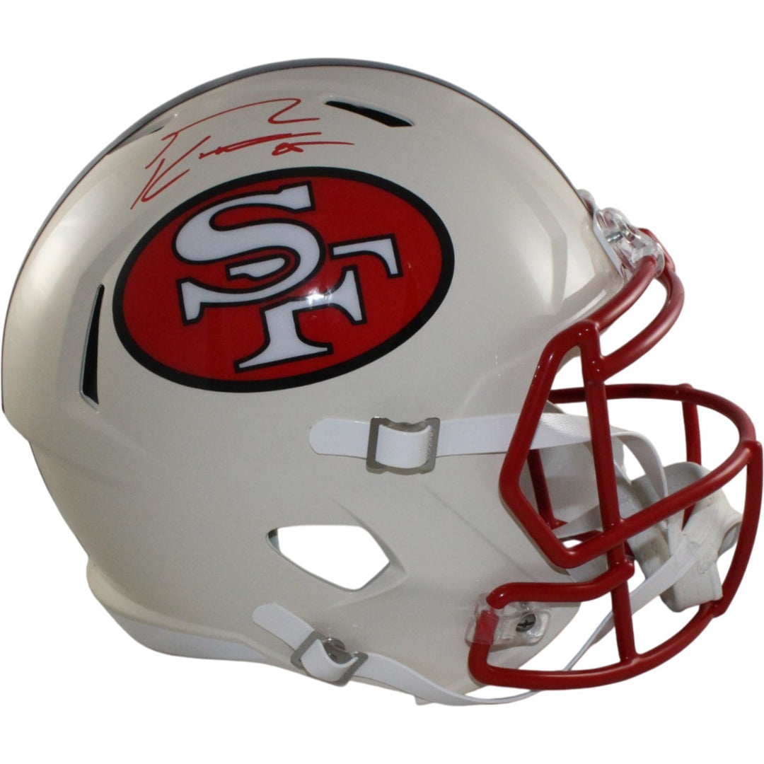 George Kittle Autographed San Francisco 49ers F/S Retro Helmet Beckett W 55475