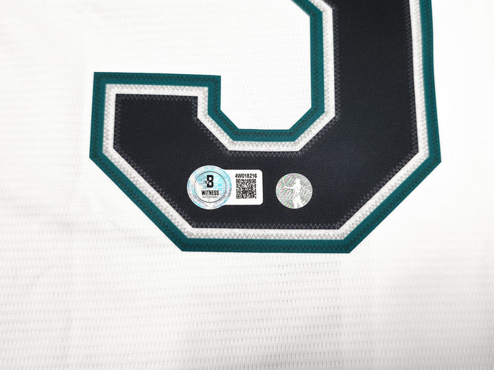 Mariners Ichiro Suzuki Auto White Nike Jersey Size L "#51" IS Holo & Beckett Wit