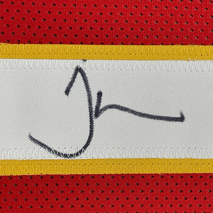 FRAMED Signed TYREEK HILL 35x39 Kansas City Red Jersey JSA COA Auto