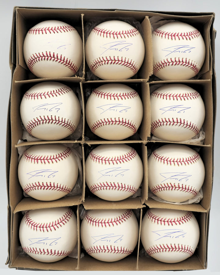 Jeremy Reed Signed MLB Baseball Seattle Mariners 12 Count Lot MCS Holo