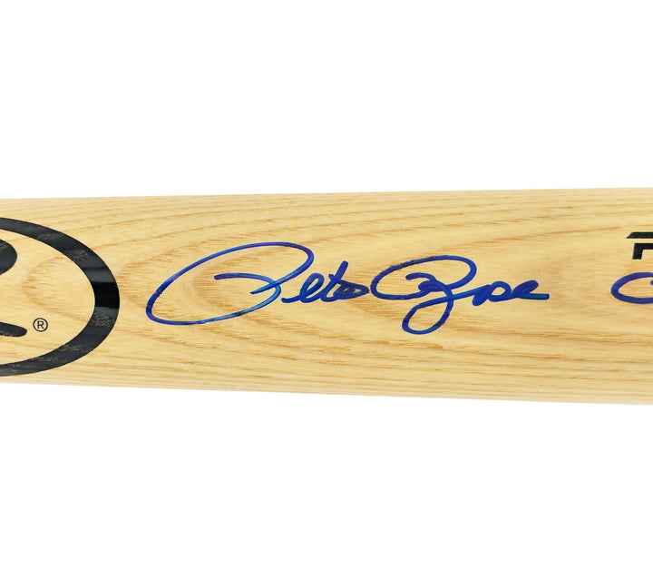 Pete Rose Signed Blonde Rawlings Pro Baseball Bat Reds "Charlie Hustle" PR Holo