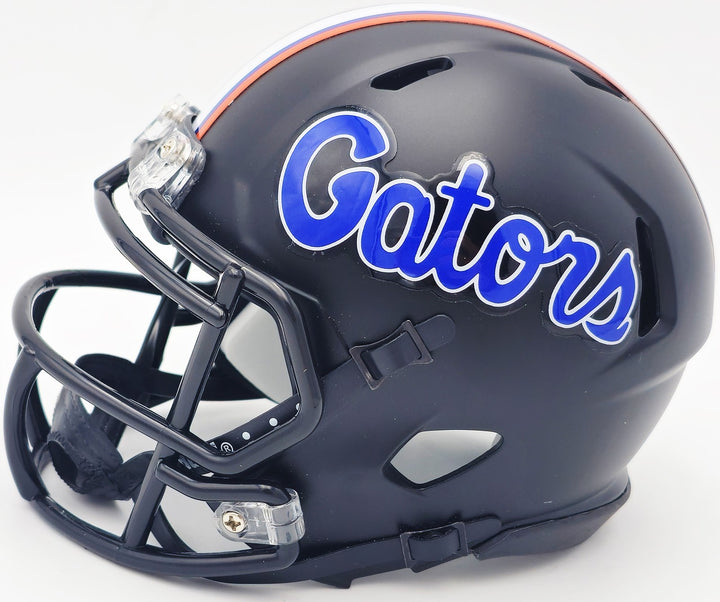 Steve Spurrier Auto Florida Gators Black 23 Alternate Speed Mini Helmet Beckett