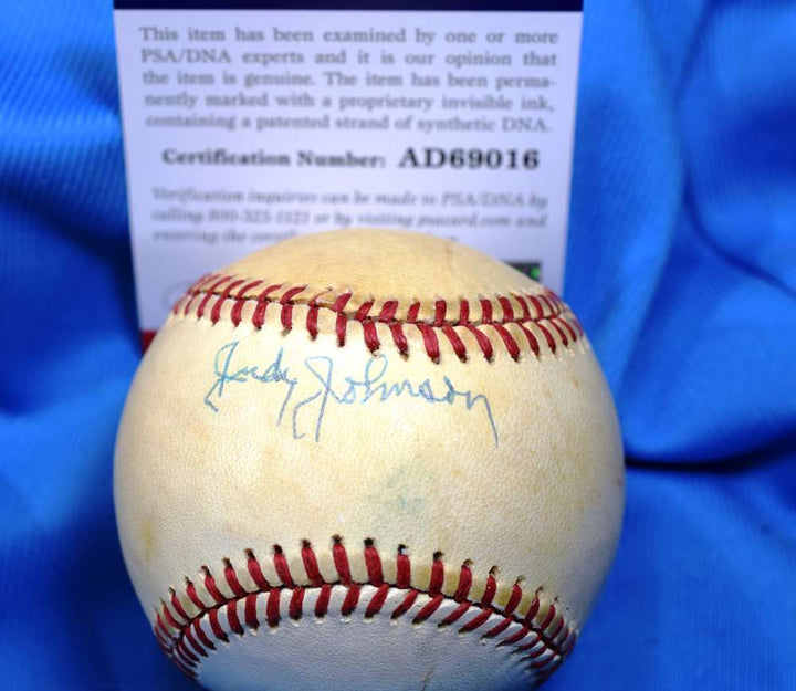 Judy Johnson Signed Psa Dna Coa American League Oal Baseball Authentic Autograph