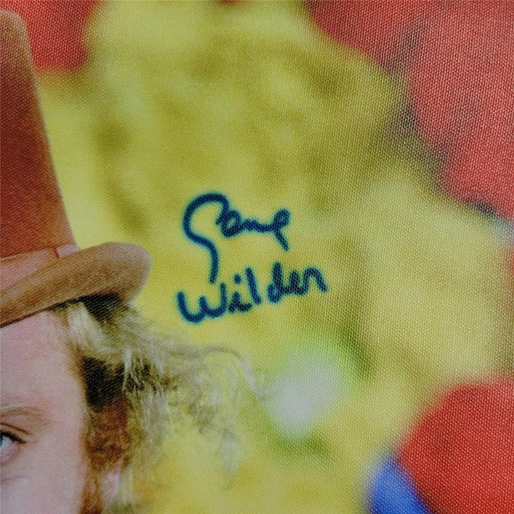 Gene Wilder signed Willy Wonka 16x20 Canvas Photo Autograph (B) ~ PSA/DNA COA