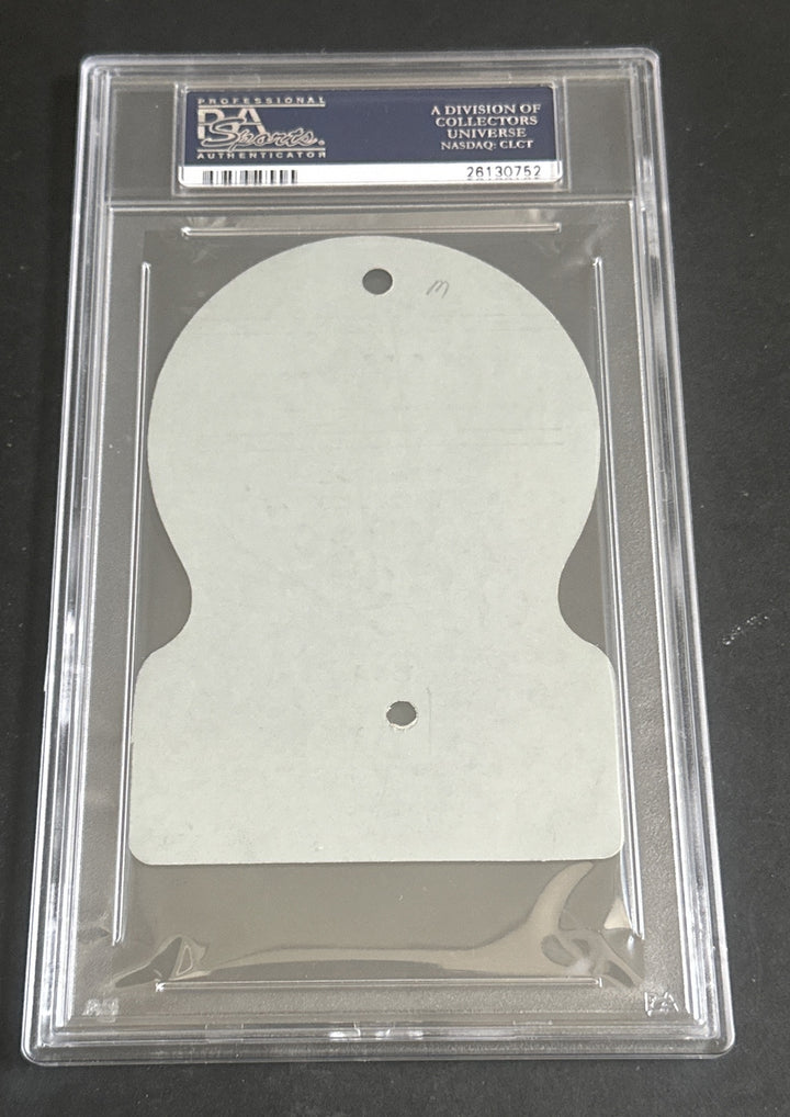 1955 WORLD SERIES Clubhouse TICKET Brooklyn DODGERS Jackie Robinson Psa 7 Pop 1