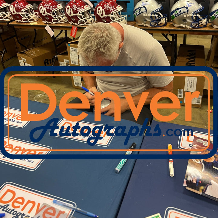 Brian Bosworth Autographed Seattle Seahawks TB Mini Helmet Beckett Witness 54735