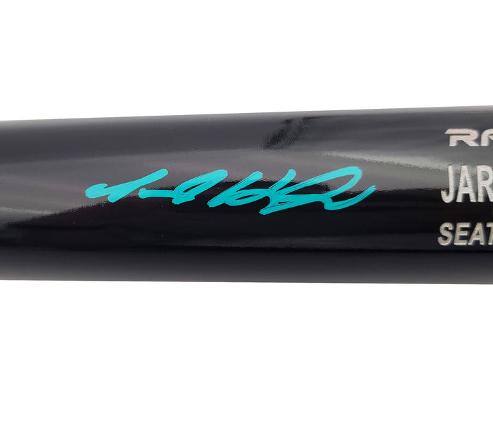 Jarred Kelenic Signed Dark Gray Rawlings Game Model Bat Seattle Mariners Beckett