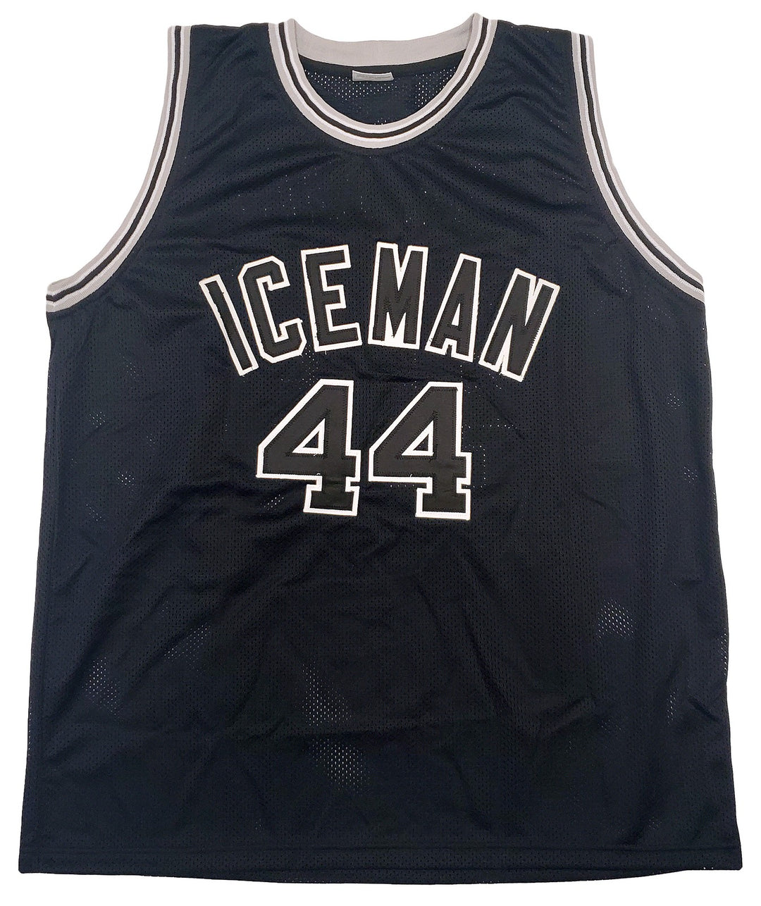 San Antonio Spurs George Gervin Autographed Signed Black Jersey JSA