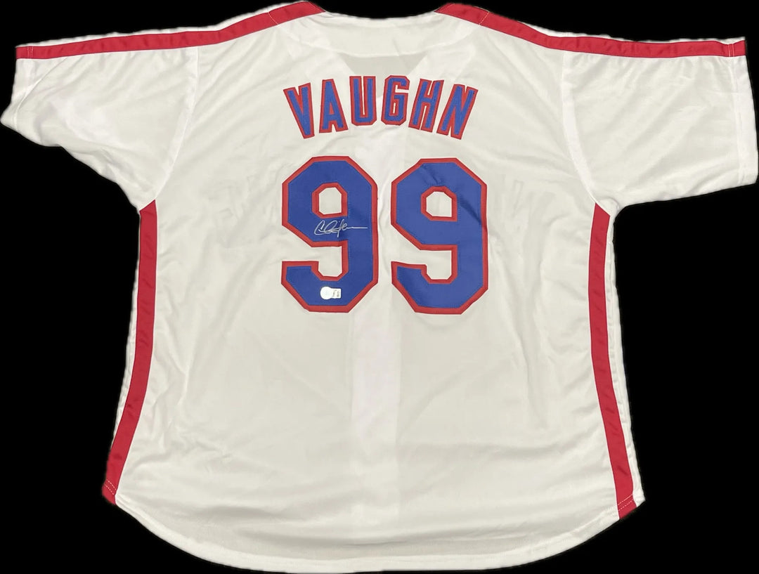 Charlie Sheen Signed Major League Wild Thing Jersey BAS