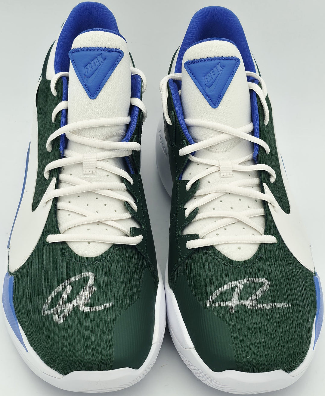 Giannis Signed PE Promo Nike Zoom Freak 2 Shoes Size 16 BAS Witness