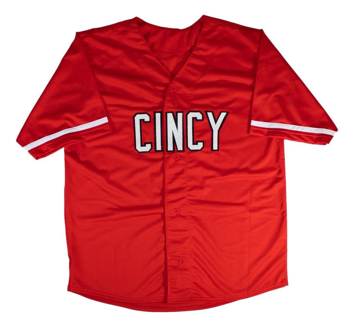 Matt McLain Cincinnati Signed Red Baseball Jersey BAS