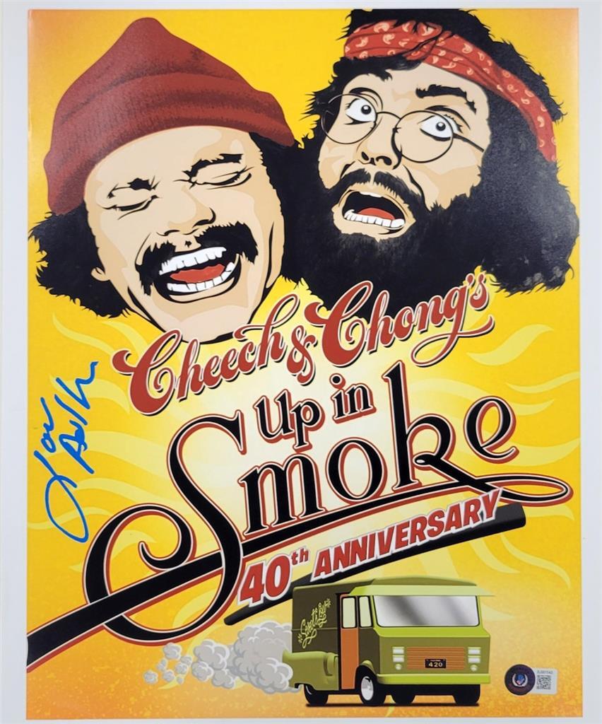 Director Lou Adler signed Cheech n Chong 11x14 photo autograph ~ Beckett BAS