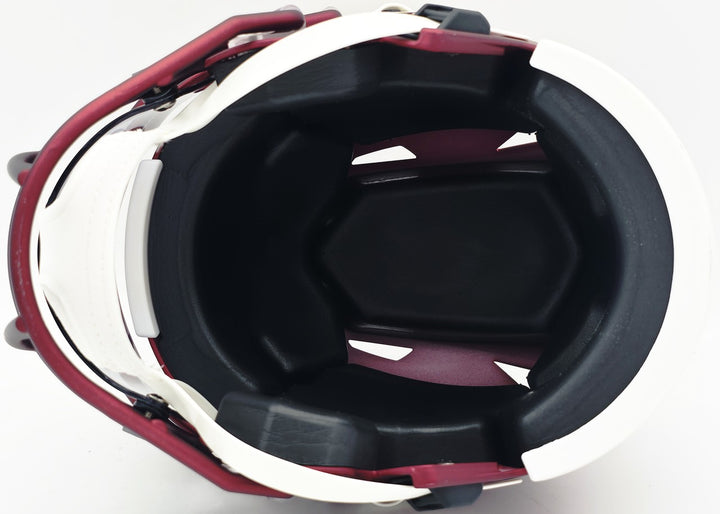 Mike Sainristil Signed Maroon Riddell SpeedFlex MIDI Mid-Size Helmet Washington
